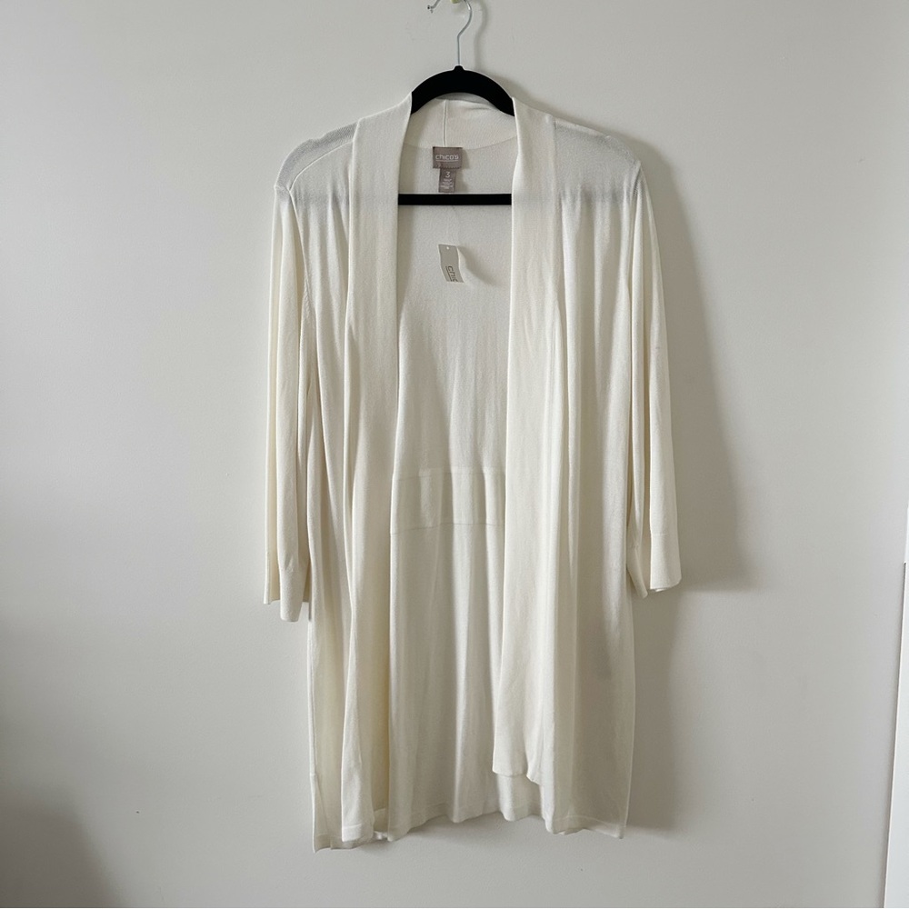 NWT Chico’s White Sweater 3